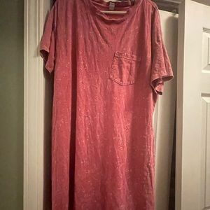 Old Navy Womens Pink Tshirt Dress Size XL Tall